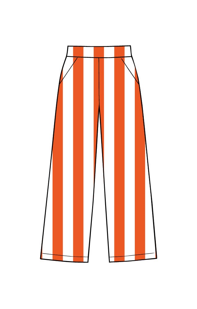 Versatile V - neck wrap top and trouser - Atara Collections