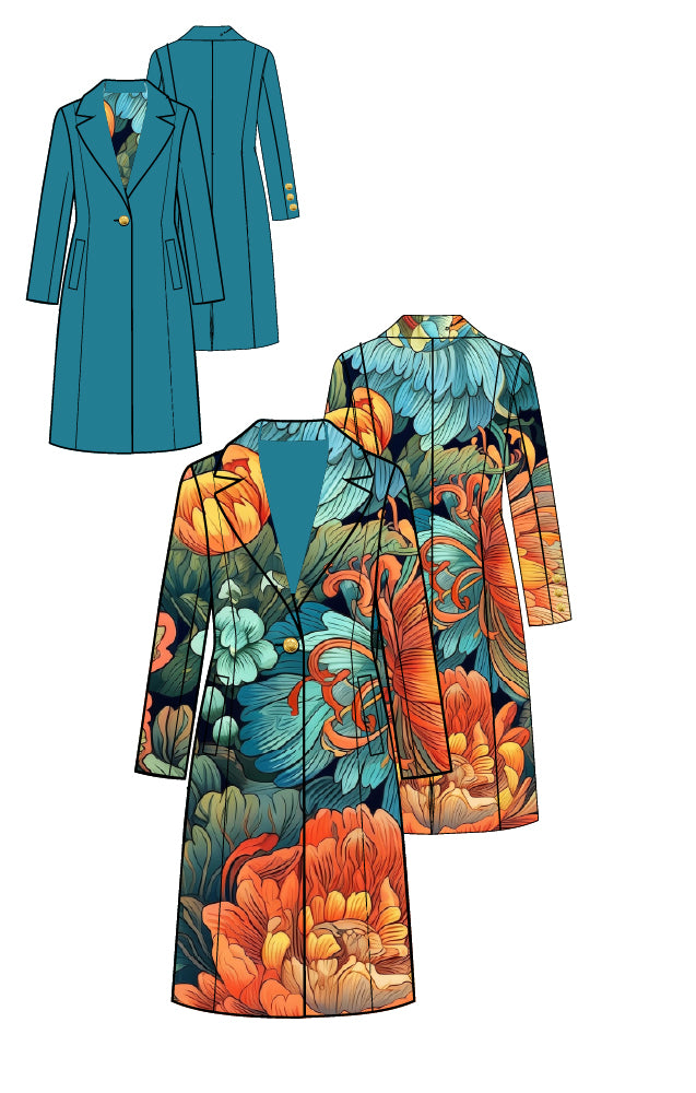 Modern Chic Layering Coat