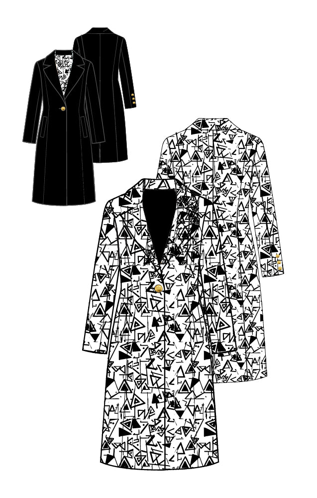 Modern Chic Layering Coat