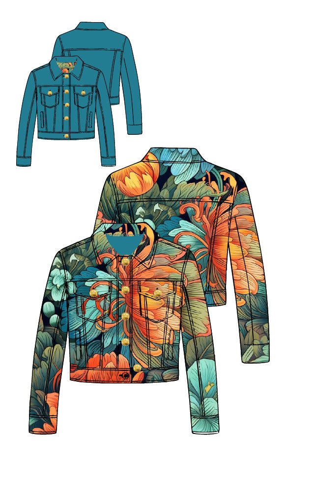 Classic Denim jacket - Atara Collections