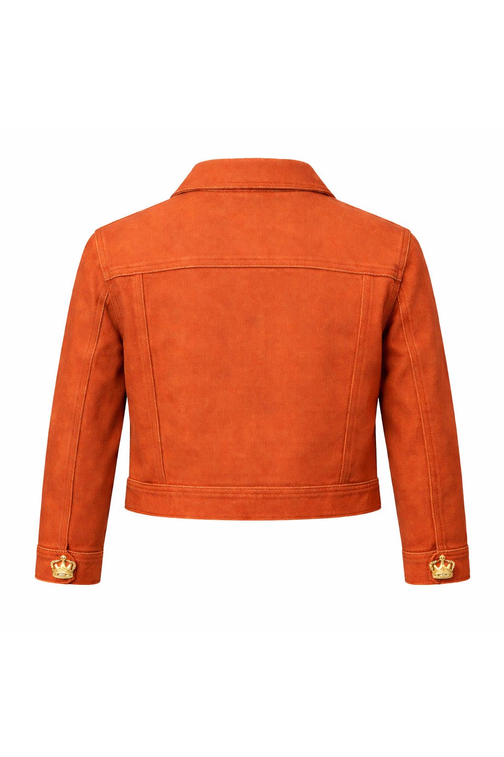 Orange Dream Denim Jacket - Atara Collections