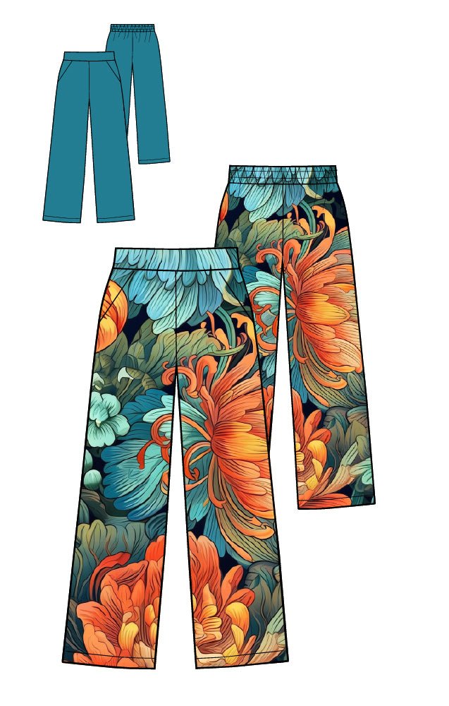 Statement Wide - Leg Trousers - Atara Collections