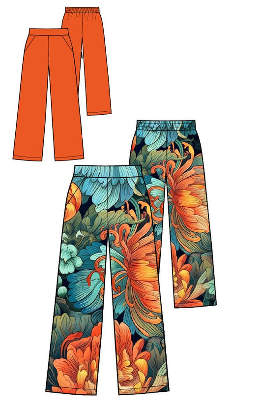 Statement Wide - Leg Trousers - Atara Collections