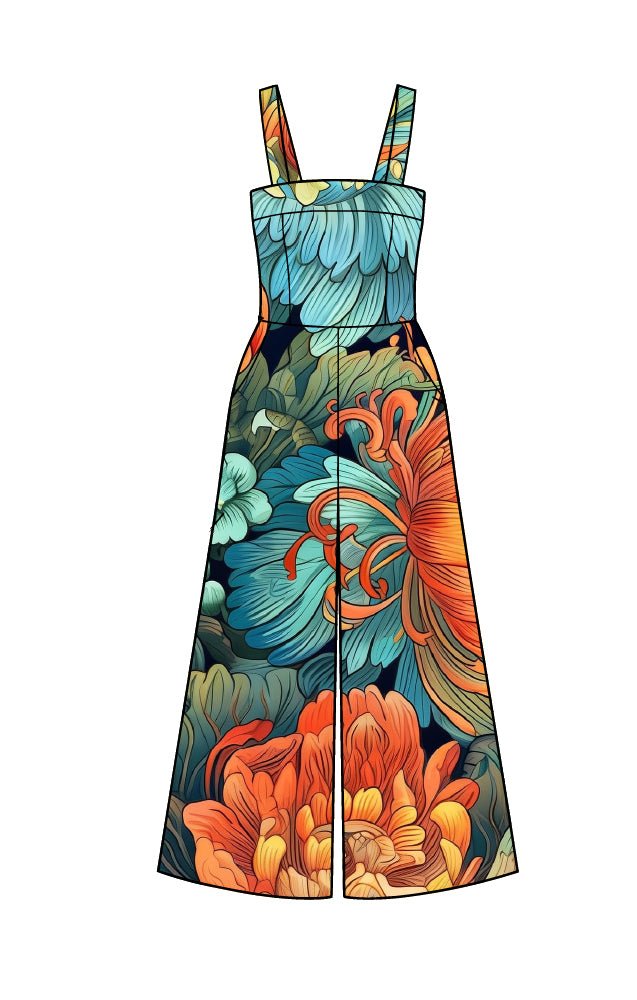 Stripes & Sunshine Jumpsuit - Atara Collections