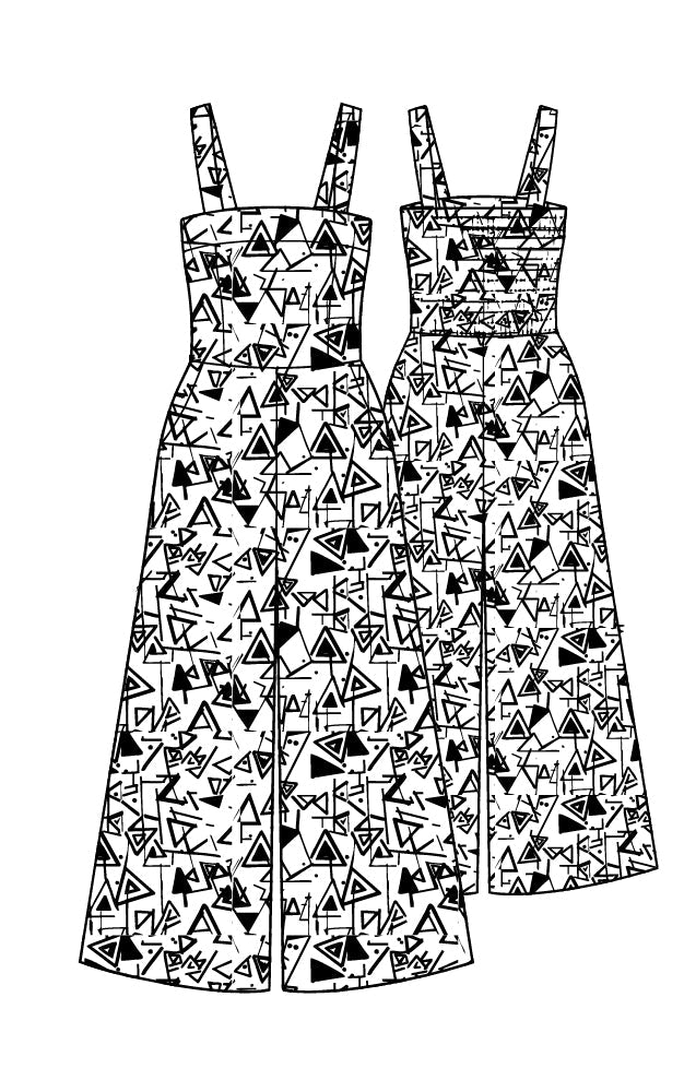 Wide Leg Jump Suit - Atara Collections
