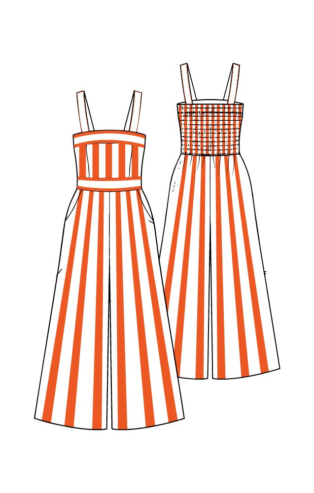 Wide Leg Jump Suit - Atara Collections