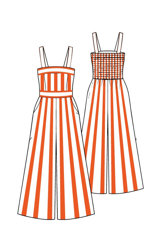 Wide Leg Jump Suit - Atara Collections